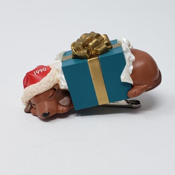 1990 Hallmark Long Winter’s Nap Clip-On Handcrafted Keepsake Holiday Ornament. - Picture 6 of 10